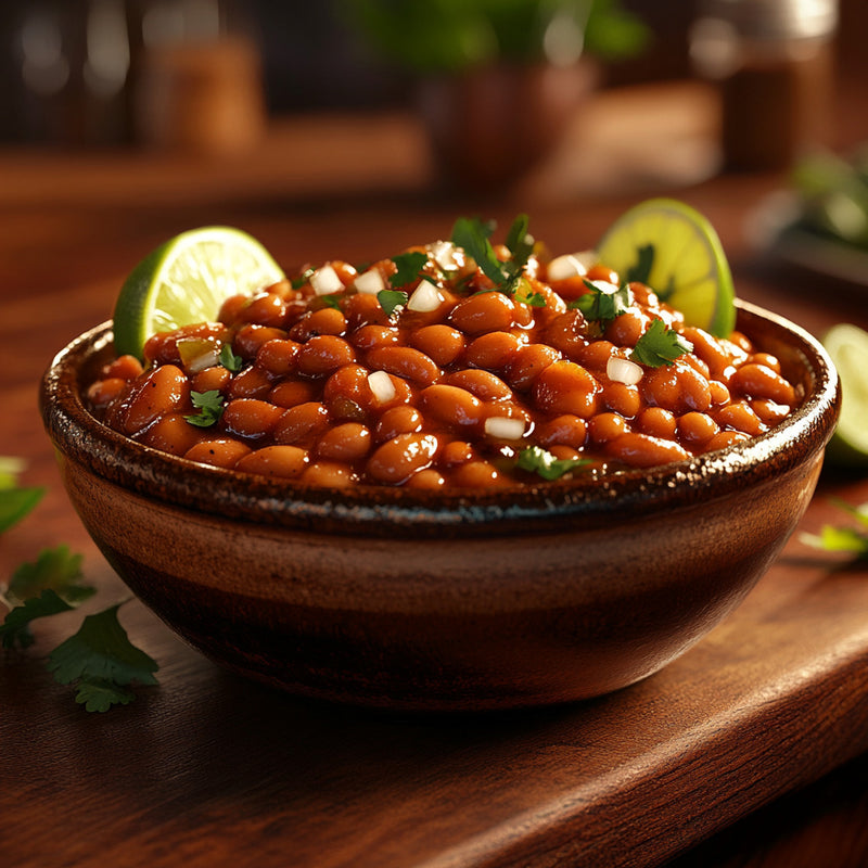 Spicy Maple Chipotle Baked Beans