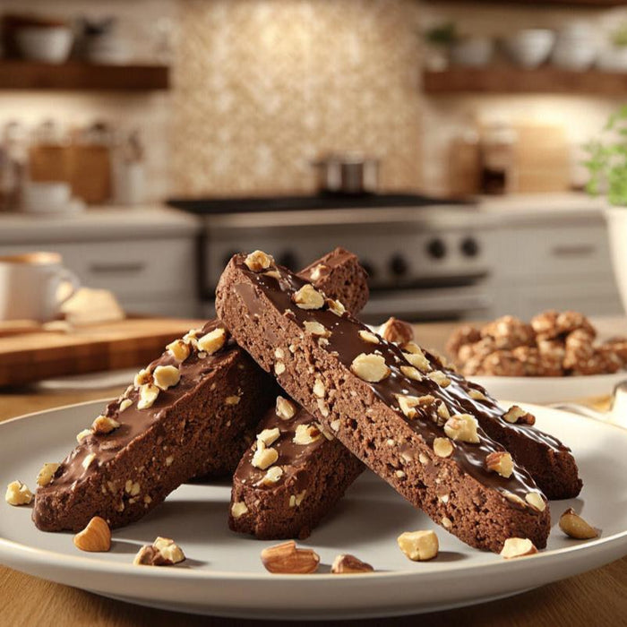 Chocolate Hazelnut Biscotti