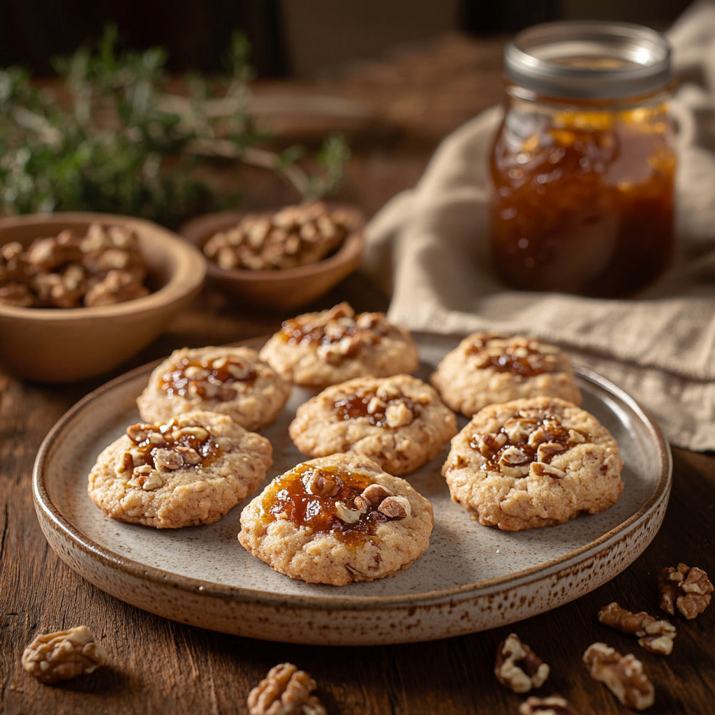 Creamy Walnut Cheesecake Cookies