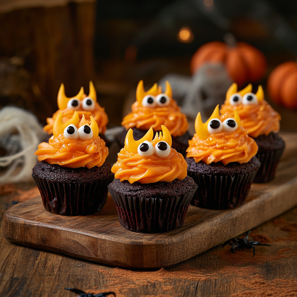 Spooky Monster Mini Cupcakes