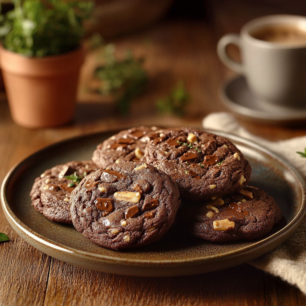 Toffee Chocolate Crunch Cookies