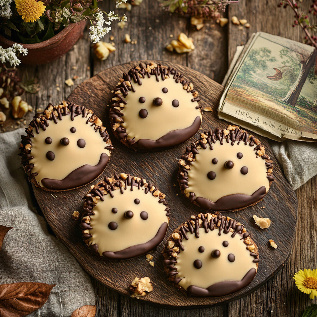 Whimsical Hedgehog Cookies