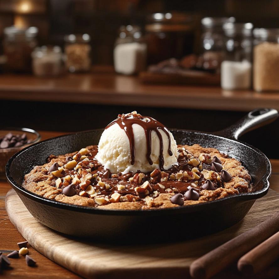 Skillet Chocolate Chip Pizookie