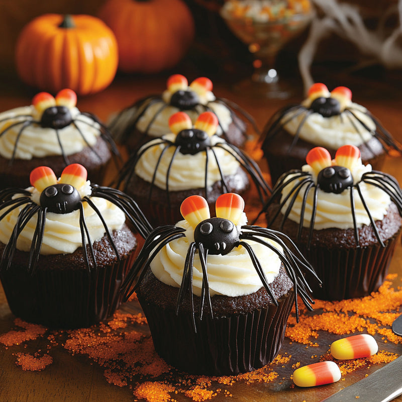 Creepy Crawly Spider Cupcakes