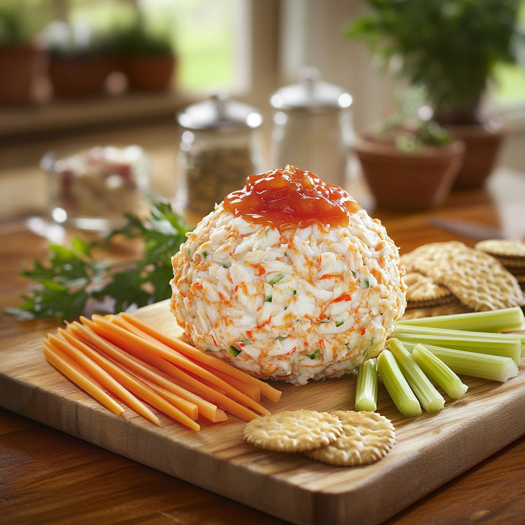 Crab & Cream Cheese Party Ball