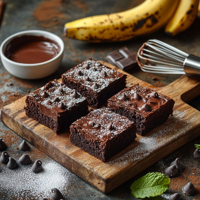 Banana Chocolate Bliss Brownies