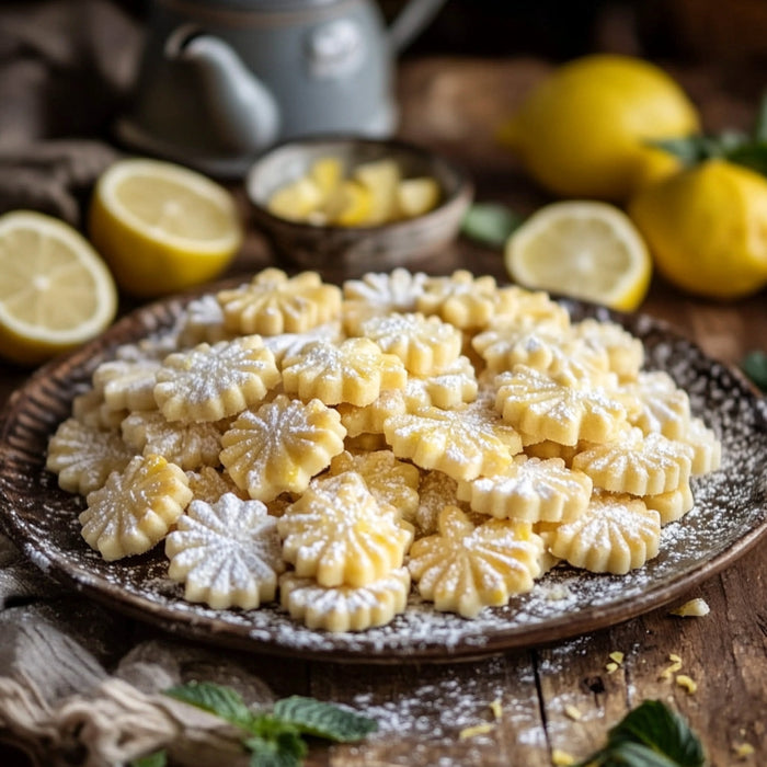 Zesty Lemon Spritz Cookies