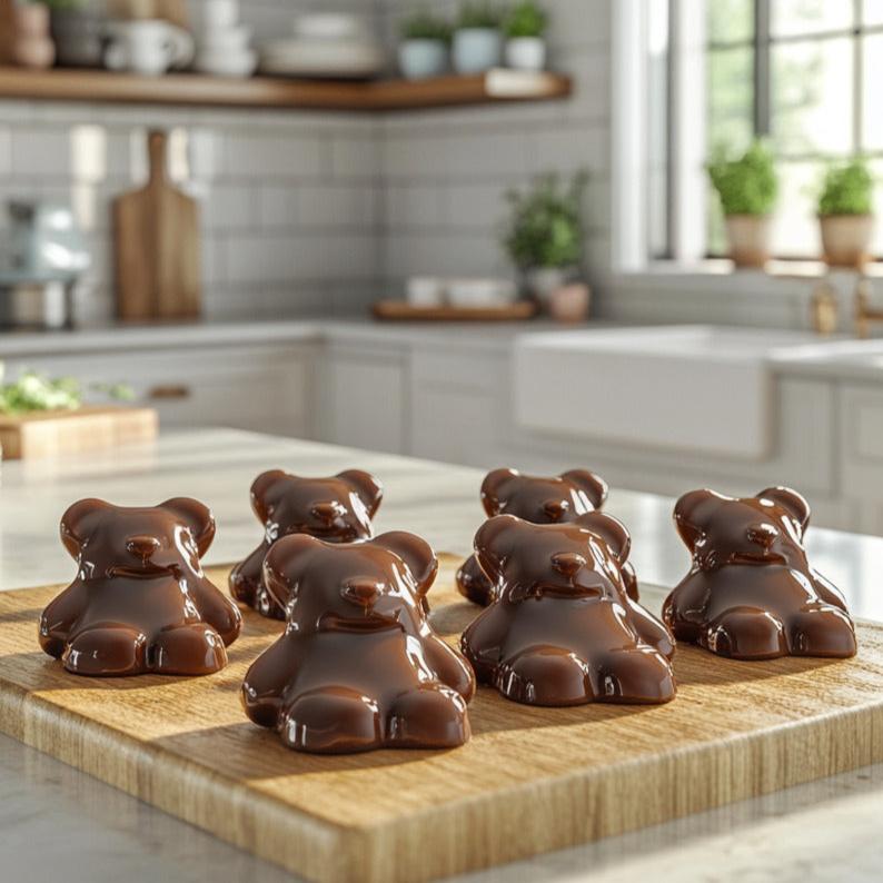 Teddy Bear Chocolate Cookies