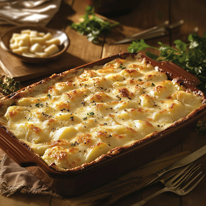 Decadent Gruyère Potatoes Au Gratin