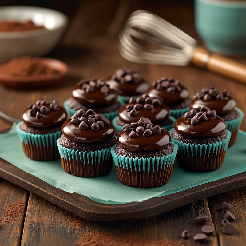 Decadent Mini Chocolate Cupcakes