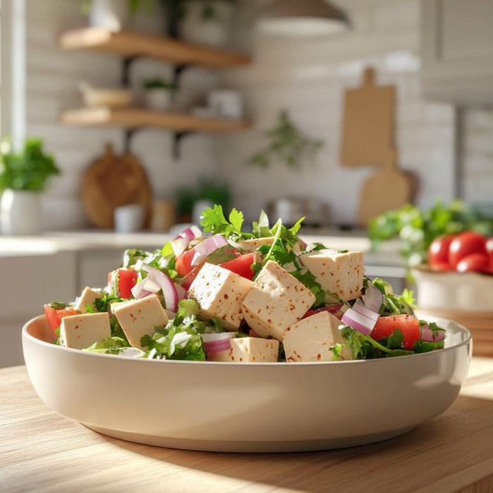 Refreshing Japanese Tofu Salad