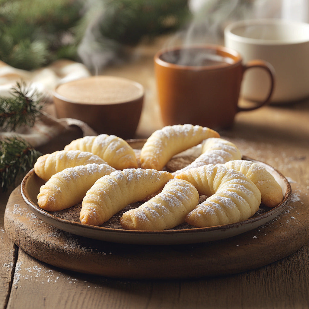 Austrian Vanilla Crescent Cookies