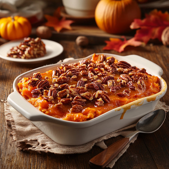 Maple Pecan Sweet Potato Bake