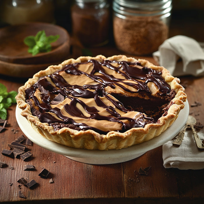 Decadent Chocolate Peanut Butter Dream Pie