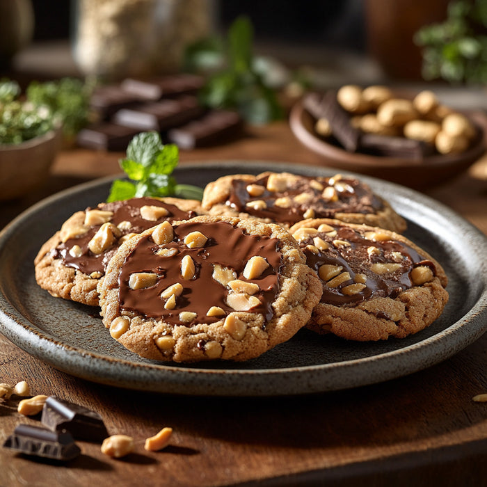 Peanut Butter Chocolate Bliss Cookies