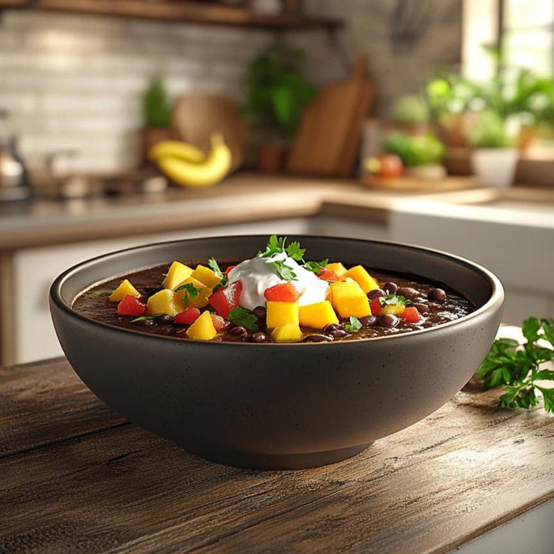 Tropical Black Bean Bliss Soup