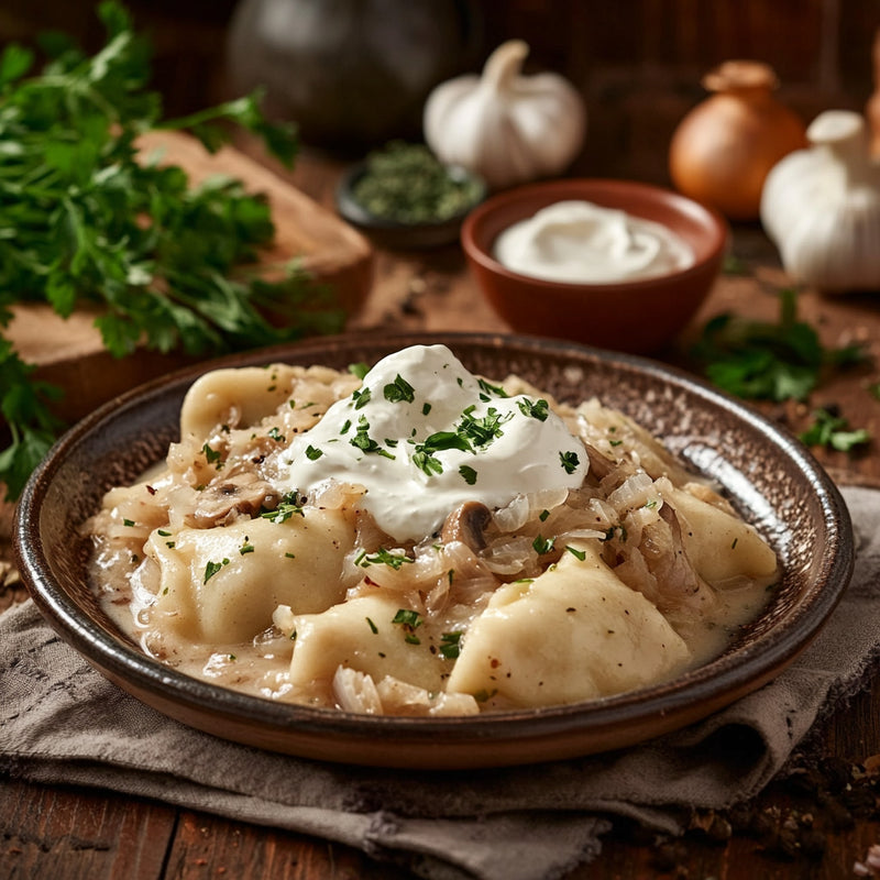 Creamy Sauerkraut Pierogi Filling