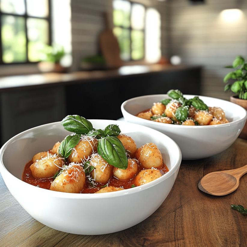 Savory Tomato Basil Gnocchi