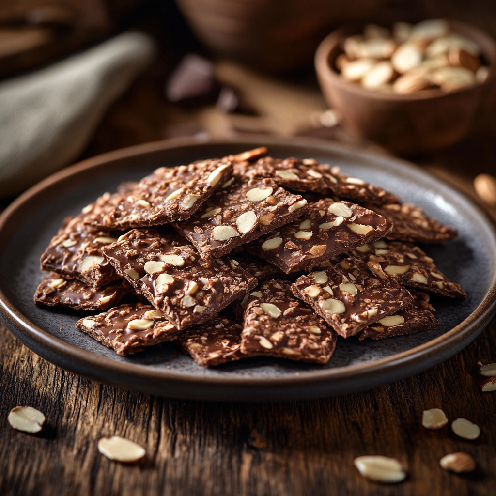 Crunchy Chocolate Almond Treats