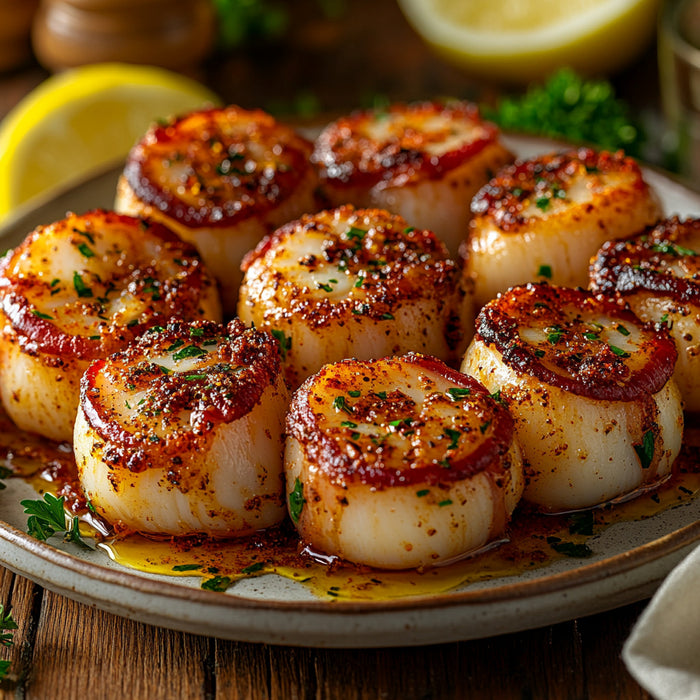 Cajun Bacon-Wrapped Scallops