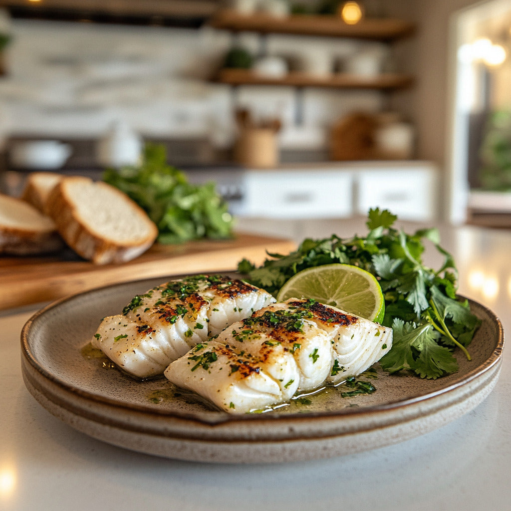 Cilantro Lime Grilled Halibut