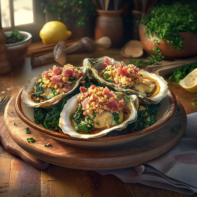 Gourmet Oysters Rockefeller