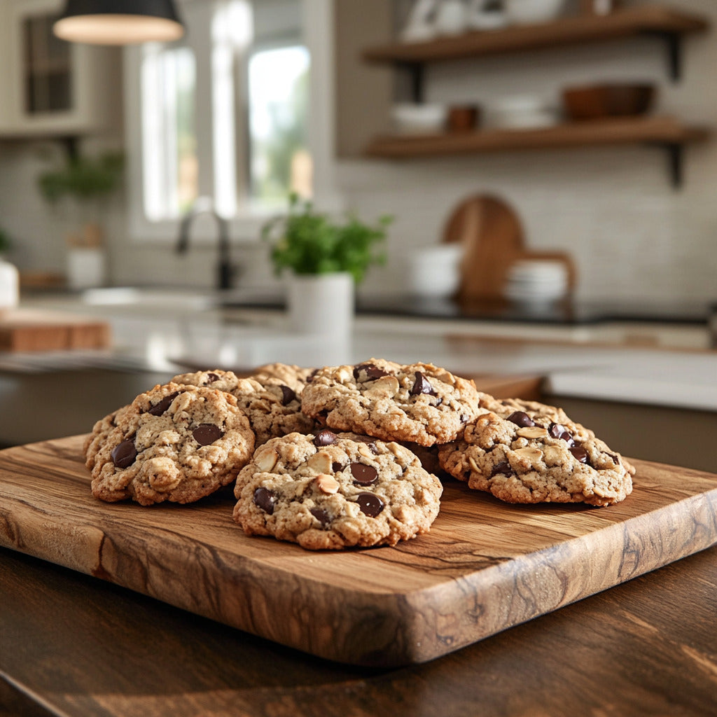 Chewy Chocolate Chip Oatmeal Cookies