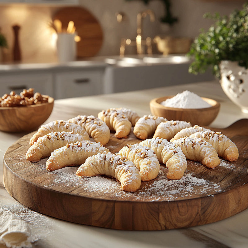 Nutty Crescent Cookies