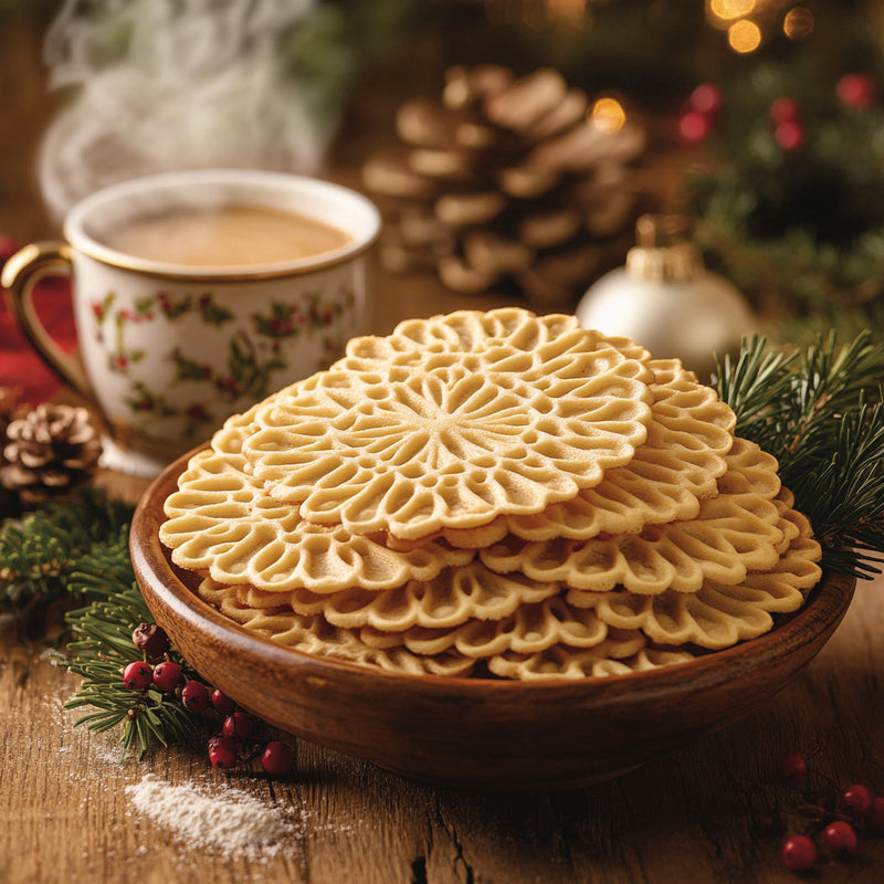 Italian Anise Pizzelle Cookies