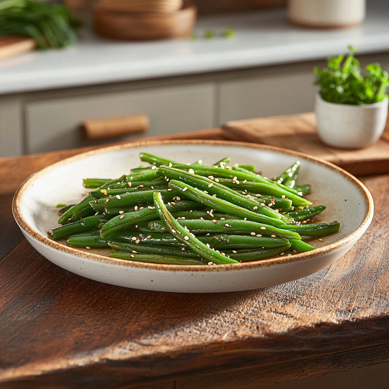 Savory Asian-Style Pan-Fried Green Beans