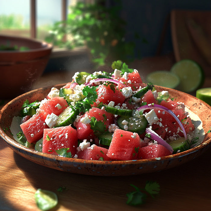 Zesty Watermelon Feta Salad