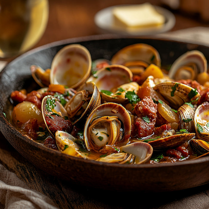 Portuguese Steamed Clams