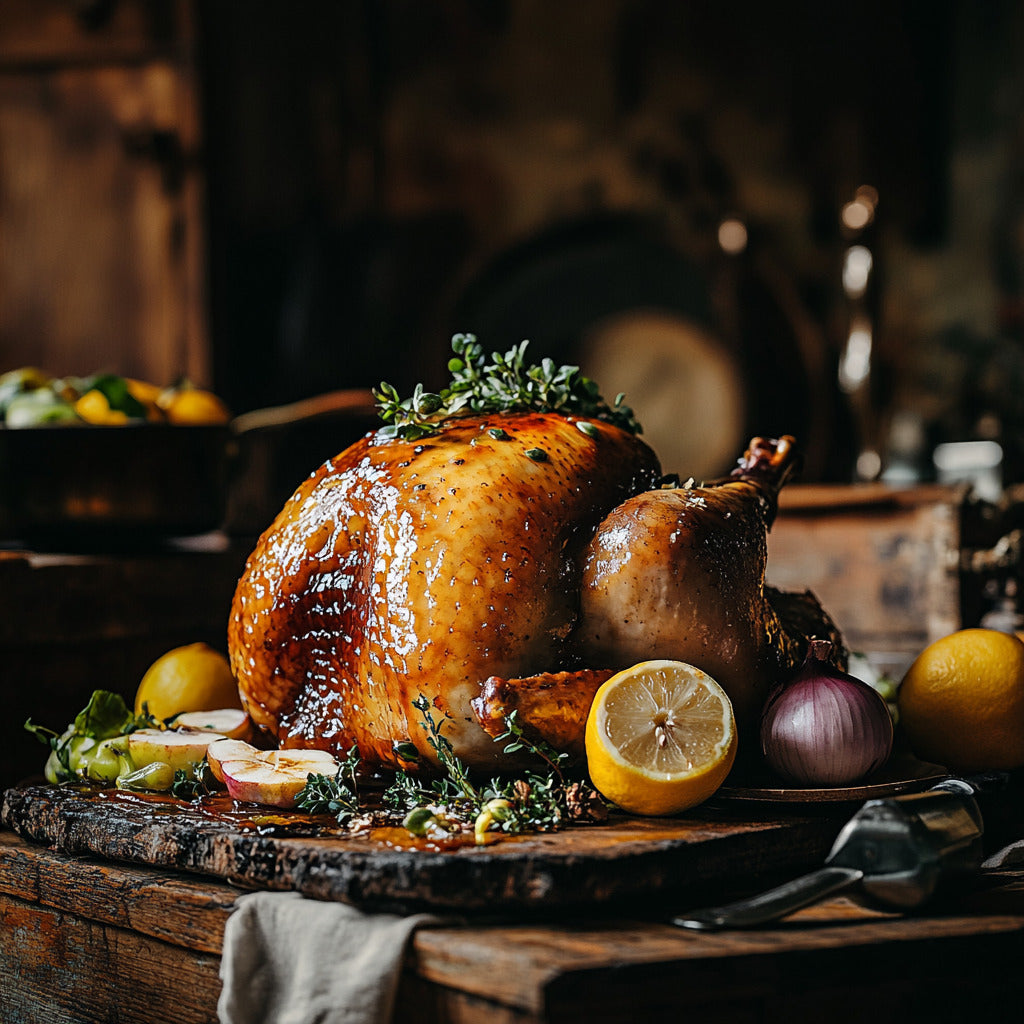 Honey-Glazed English Roast Turkey