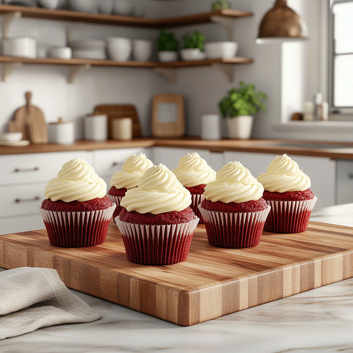 Decadent Red Velvet Cupcakes