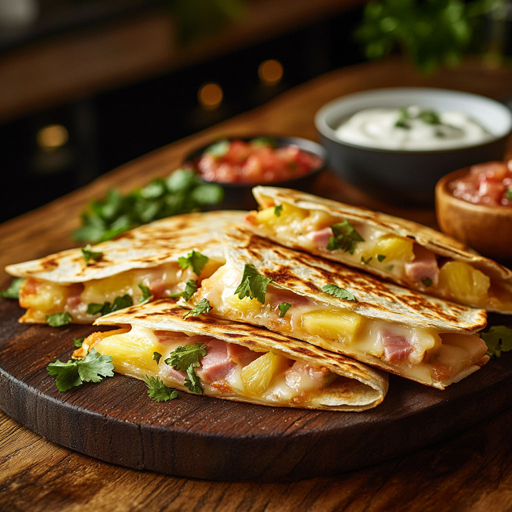 Tropical Hawaiian Quesadillas