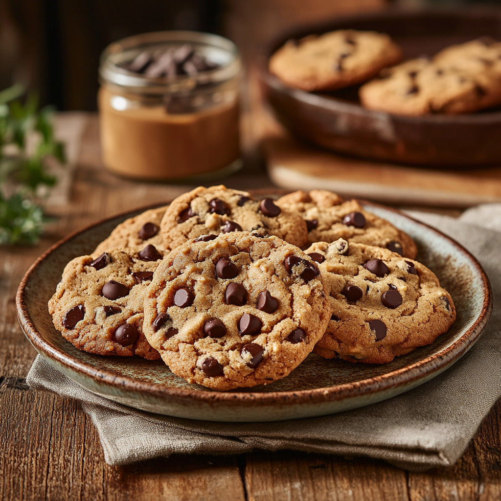 Peanut Butter Chocolate Chip Bliss Cookies