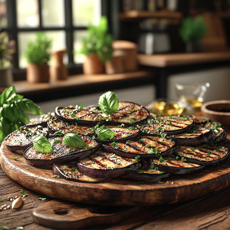 Grilled Italian Eggplant Medley