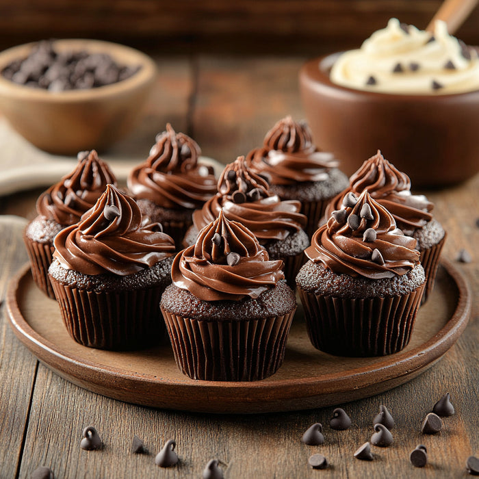 Chocolate Cream Cheese Surprise Cupcakes