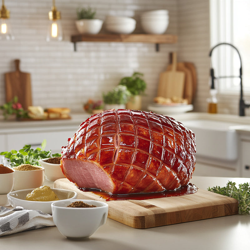 Maple-Glazed Baked Ham