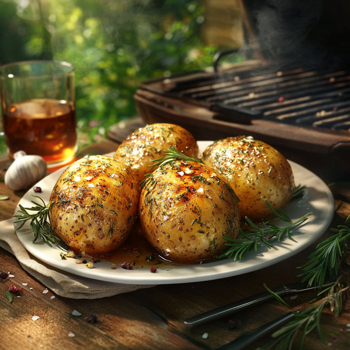 **Rosemary Garlic Grilled Potatoes**