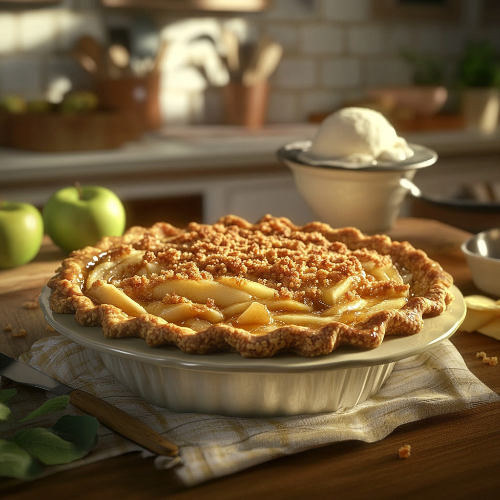 Granny Smith Apple Crunch Pie