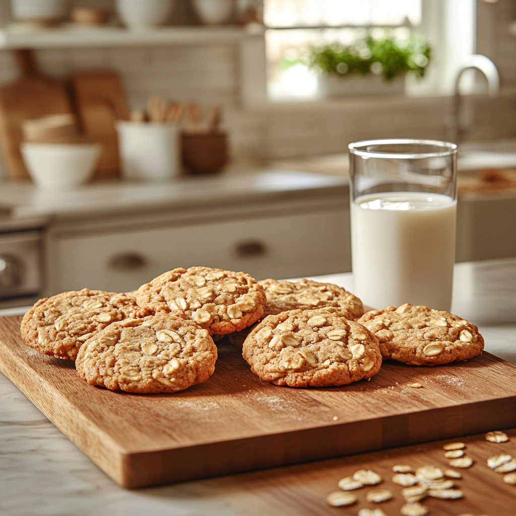 Peanut Butter Bran Crunch Cookies