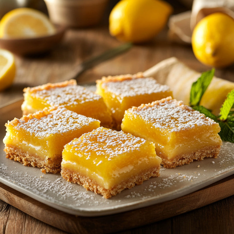 Zesty Graham Lemon Bars