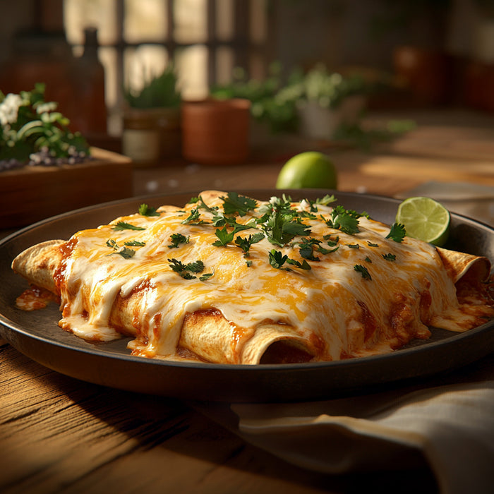 Creamy Chicken Enchiladas