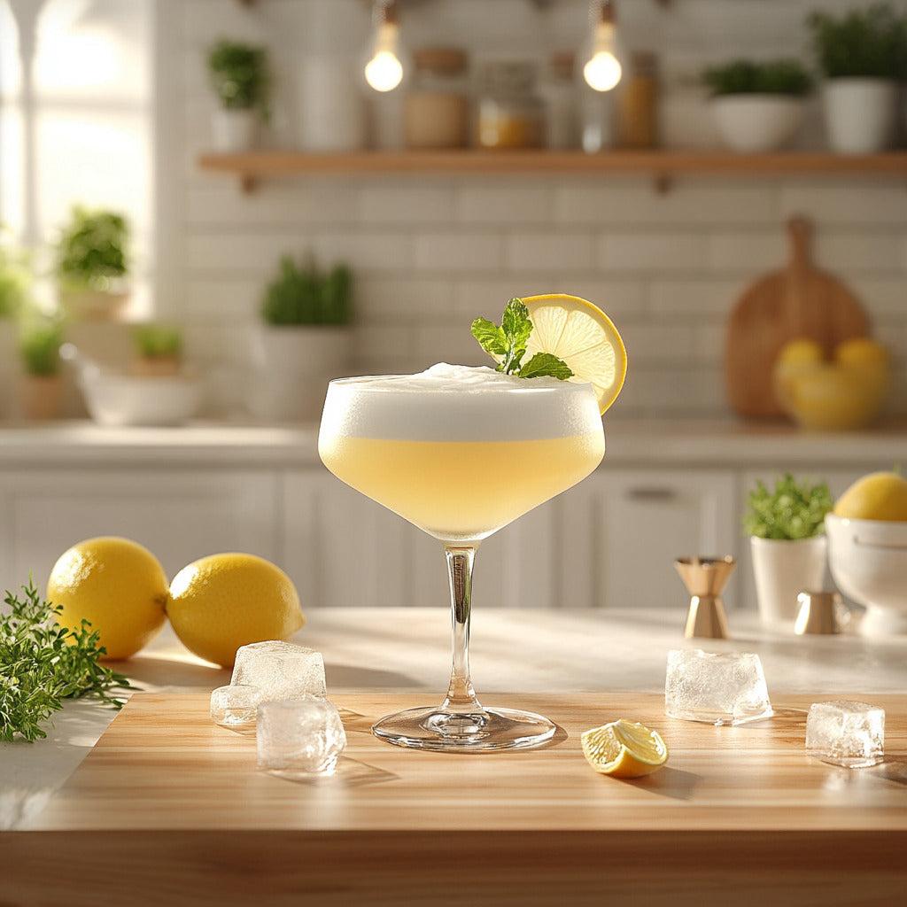 Zesty Lemon Pisco Sour