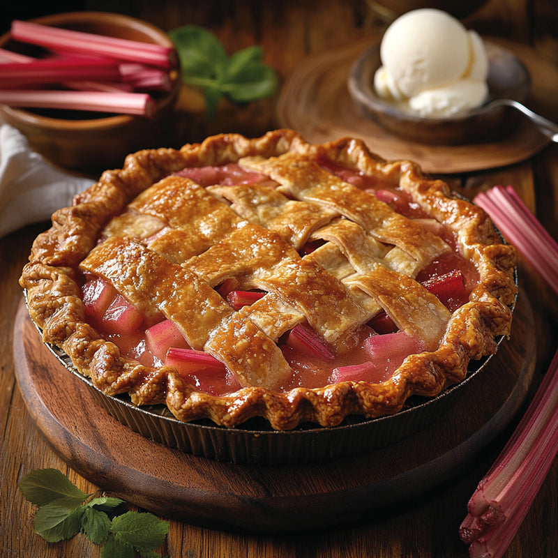 Tangy Rhubarb Pie