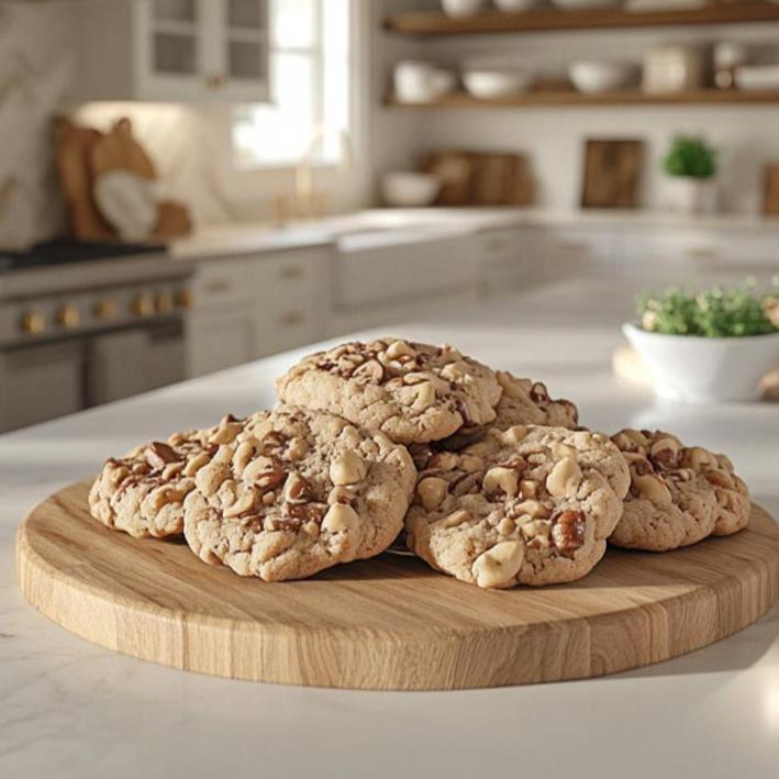 Nutty Chocolate Chip Bliss Cookies