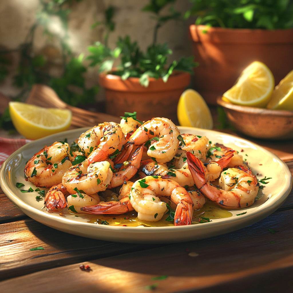 Zesty Grilled Shrimp Scampi