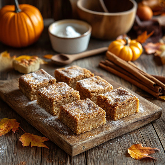 Pumpkin Spice Vegan Blondies