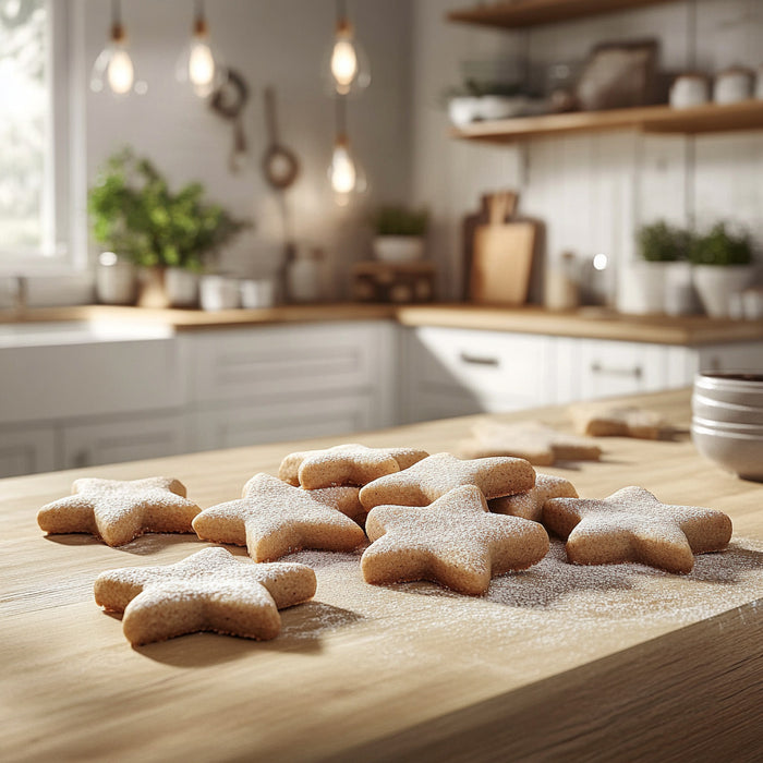 Festive Cinnamon Star Cookies